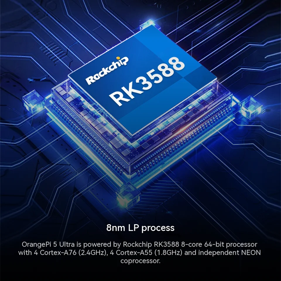 Orange Pi 5 Ultra 8 ГБ/16 ГБ L – обзор и цена Rockchip Rk3588 Development Board